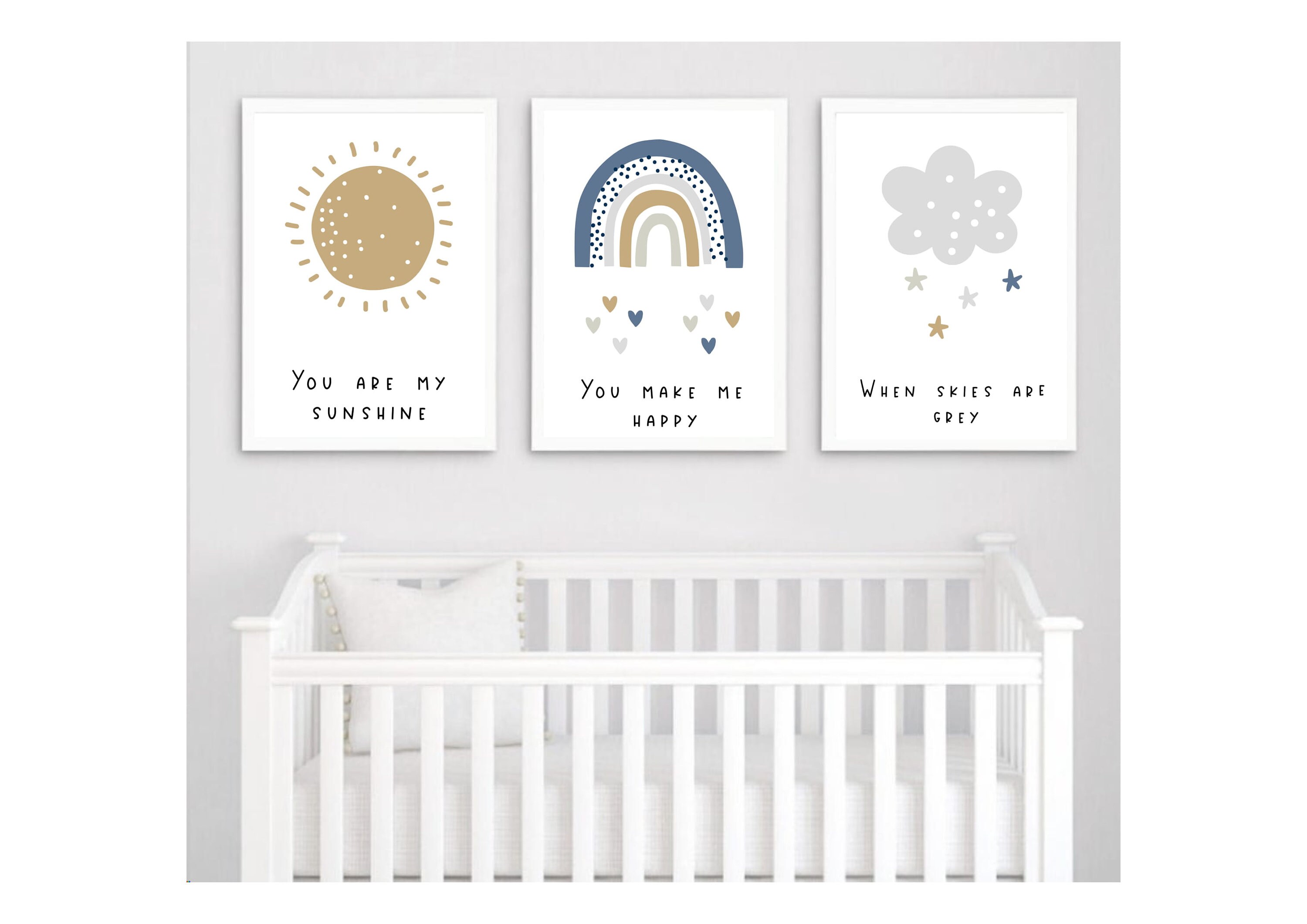 Set Of 3 Nursery Decor Nursery Prints Boys Bedroom Prints Etsy