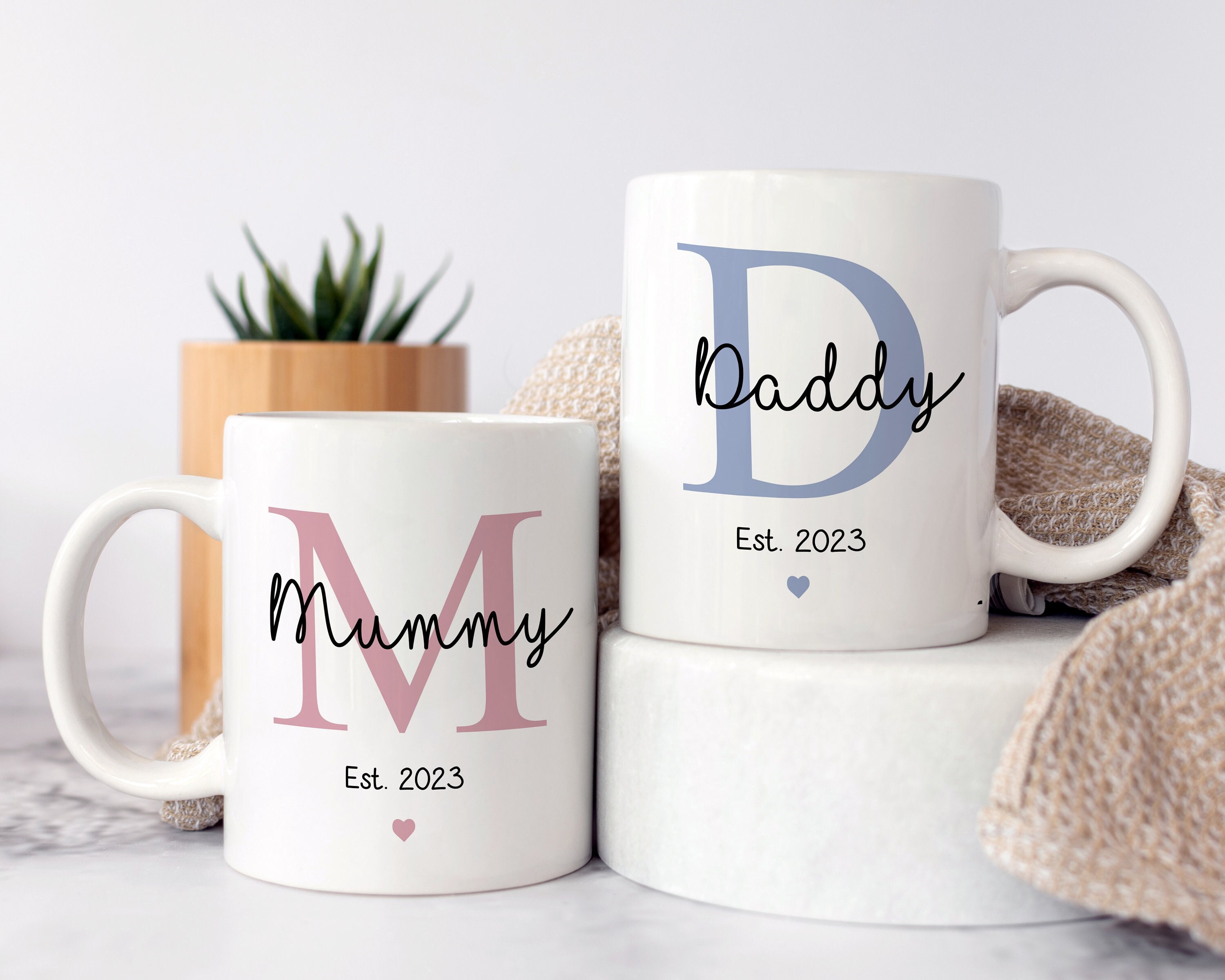 Disney Christmas Mummy, Daddy & Baby Mug Gift Set - Collectable