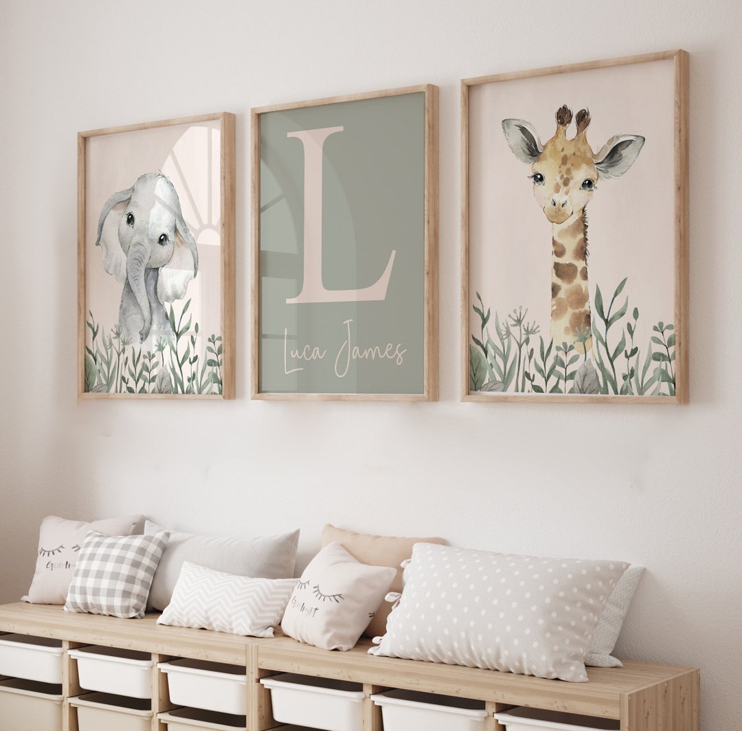 Boys Nursery Prints,safari Nursery Prints,boynursery Decor,baby Boy ...