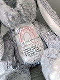 Girls Christening Gift,Personalised Baptism Gift,Goddaughter,Granddaugher,Niece,Naming Day,keepsake,Godparents,Godchild,Bunny,Bear,Baby