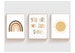 Set of 3, Nursery Prints, You Are My Sunshine, Nursery Decor, Boho Style, Gender Neutral, Boho Nursery, Kids Prints, Baby Gift, Rainbow 