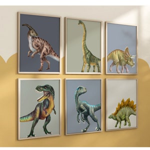 Dinosaur Prints, Dinosaur Nursery Prints, Nursery Decor, Boys Bedroom Decor, Dinosaur Decor, Dinosaur Wall Art, Dinosaur Gifts, Boys Prints