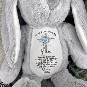 Personalised Christening Gift, Christening Gift, Goddaughter Gifts, Girls Christening Gifts, Christening Teddy,Boys Christening,Godson Gifts zdjęcie 3