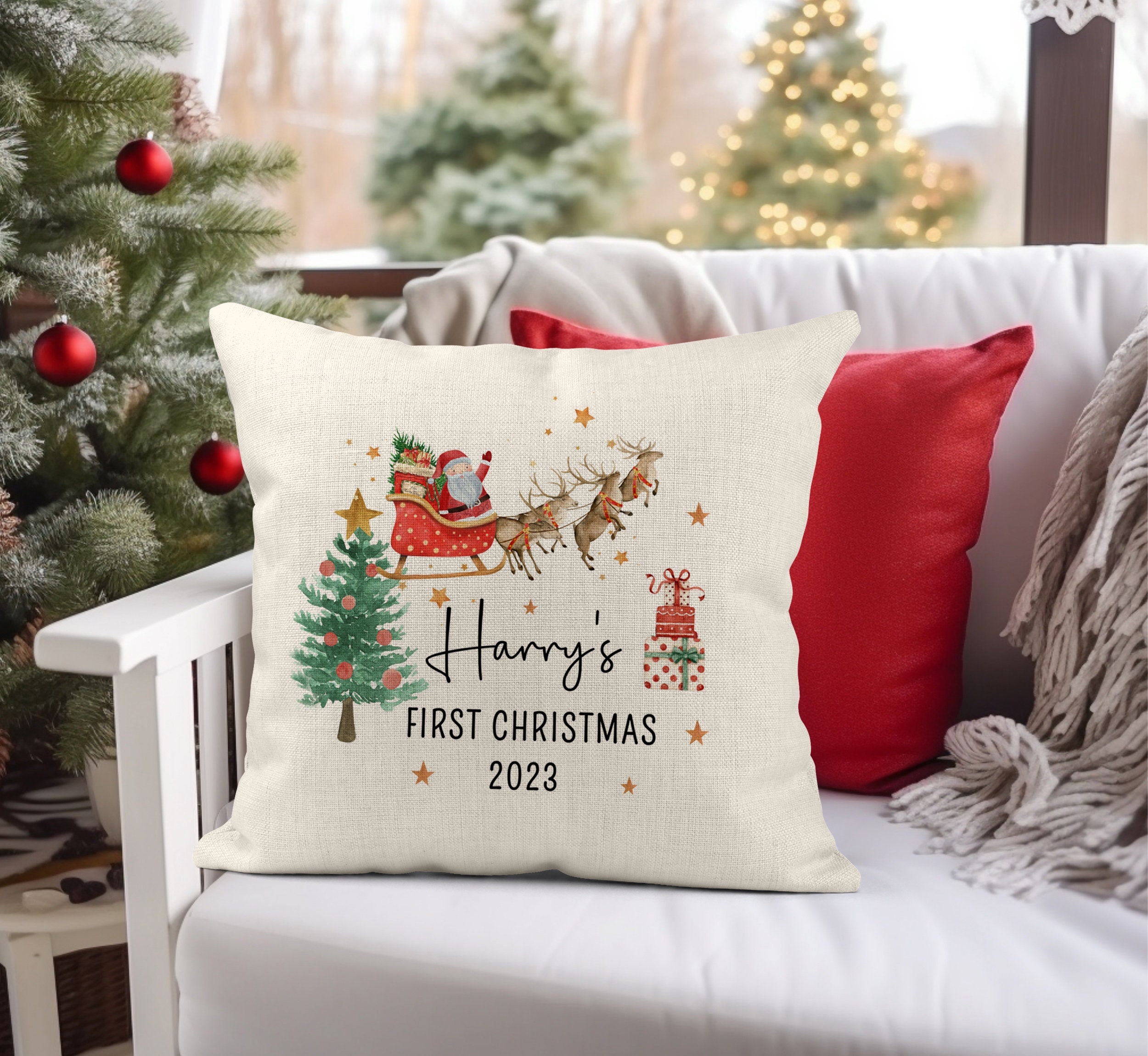 Almohada Coche de Navidad Almohada navideña mudarse Decoración navideña Almohada  almohada de tiro Adviento Decoración de Adviento decoración -  México