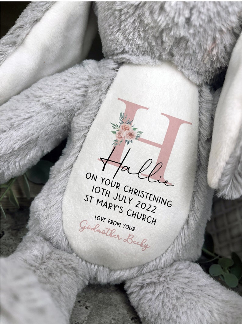 Personalised Christening Gift, Christening Gift, Christening Gifts For Girls, Girls Christening Gifts, Christening Teddy, Boys Christening image 1