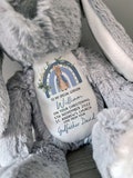 Personalised Christening Gift,Baby Boy,Naming Day,Godson Christening Gifts,Boys, Baptism,Christening Teddy,Bear,Keepsake,Grandson,Son,Bunny