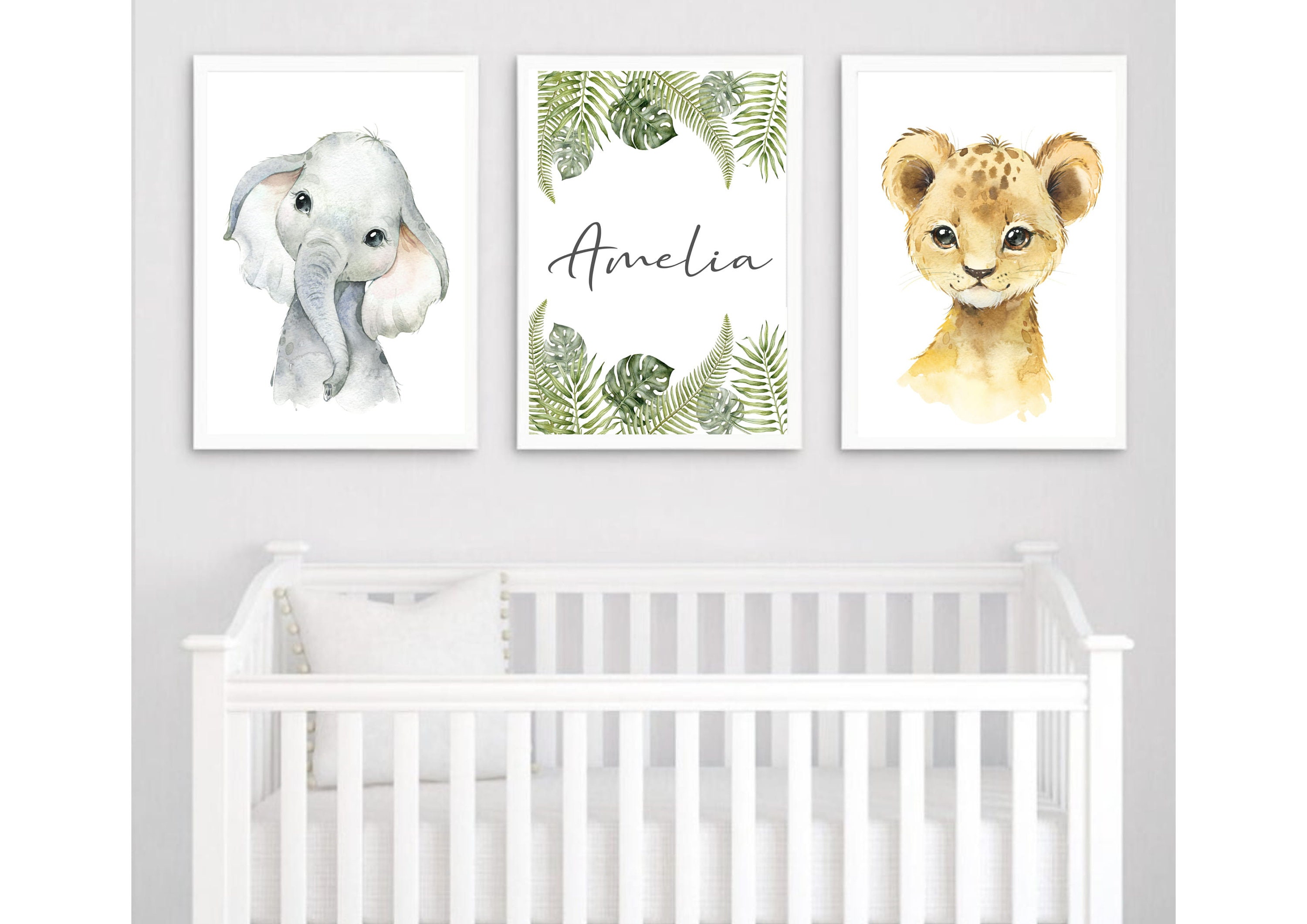 Safari Nursery Nursery Prints Nursery Decor Girls Nursery Etsy