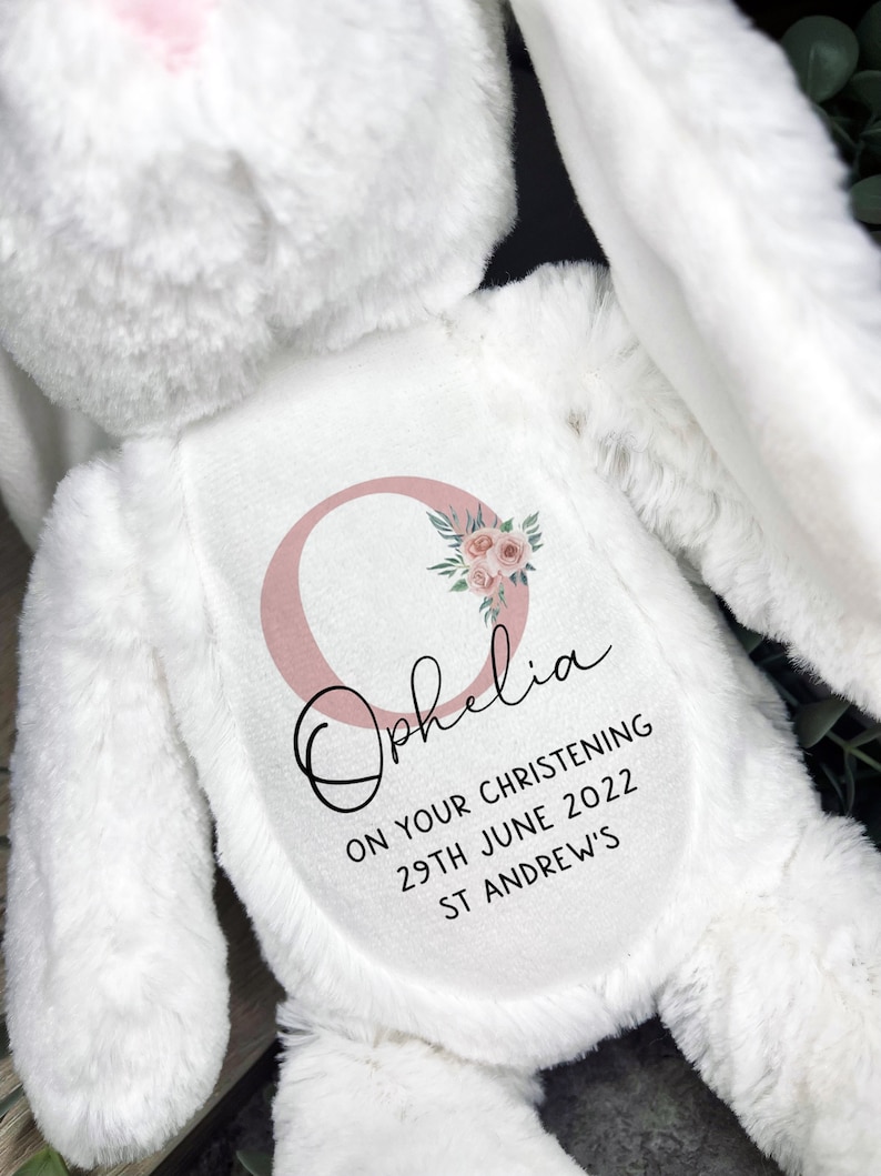 Personalised Christening Gift, Christening Gift, Christening Gifts For Girls, Girls Christening Gifts, Christening Teddy, Boys Christening image 5