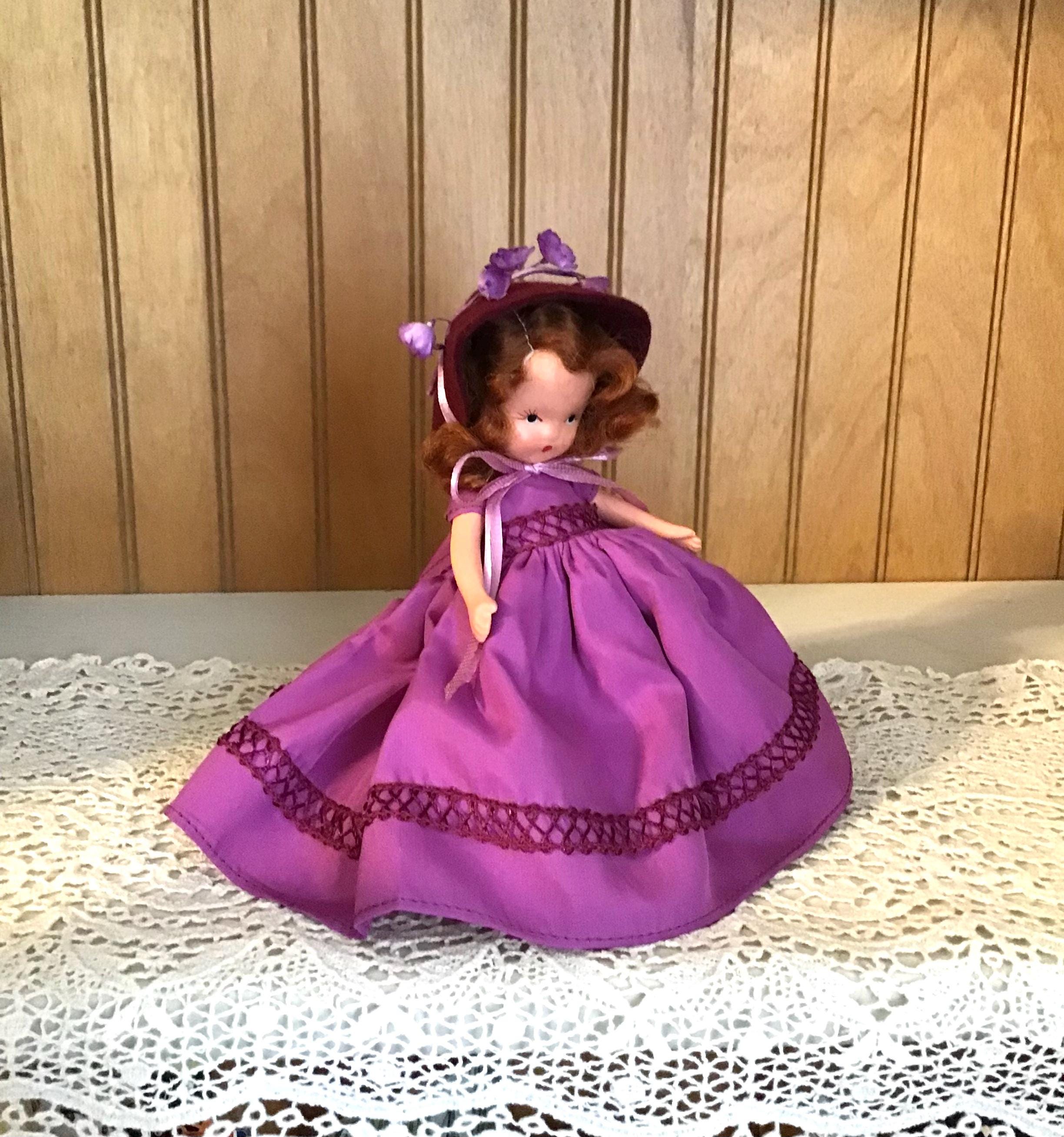 Purple Dress Porcelain Dolls - Etsy