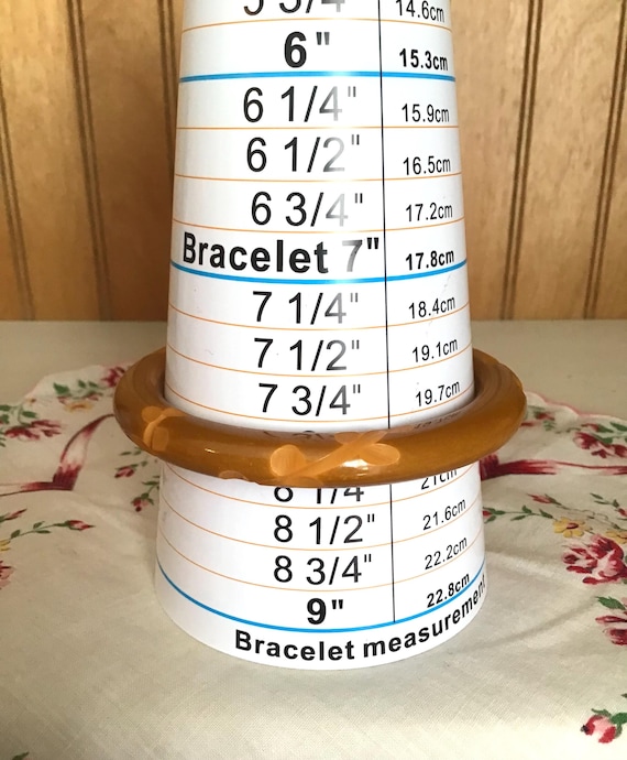 Bakelite bangle bracelet, bangle with carving - image 2