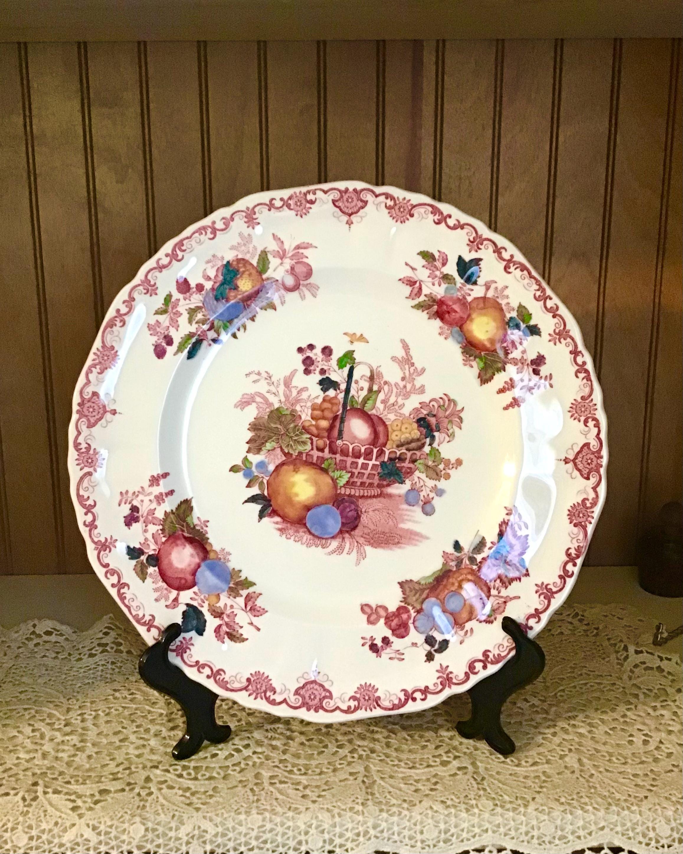 Masons Fruit Basket Plate - Etsy