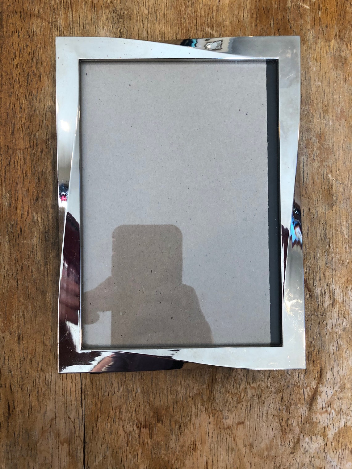 Wavy Silver 5x7 Picture Frame Etsy