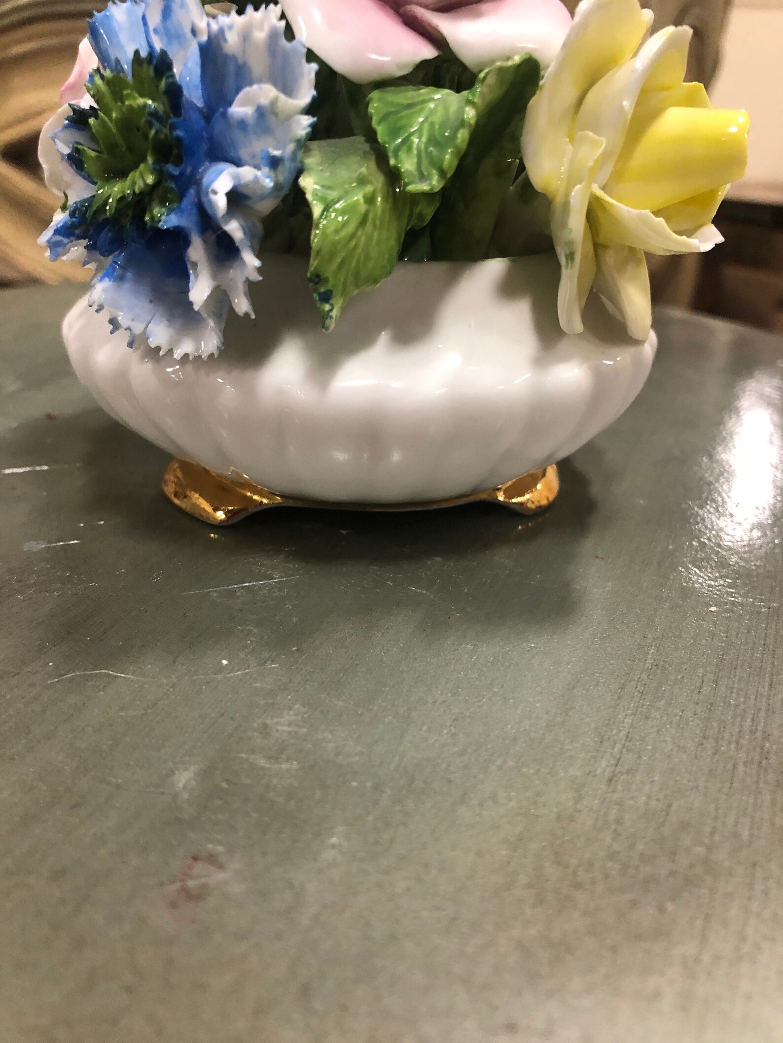 Radnor Bone China White Bowl with Flowers Etsy