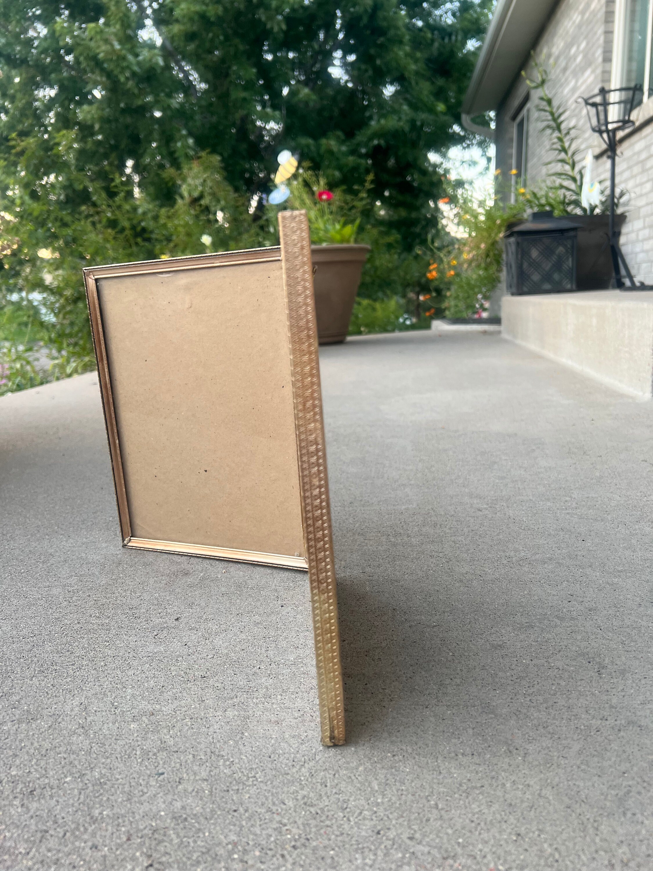 Bright Gold Metal 8x10 Double Picture Frame - Etsy Australia