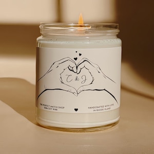 Love personalized initials candle I love you candle, Gifts for her, gifts for him, relationship gifts, Valentines day, boyfriend, girlfriend
