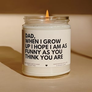 Lustige Kerze Vatertags Geschenk Glücklicher Vatertag Geschenk von Tochter Geschenk vom Sohn Vater Vatertagskerze Papa Geschenk