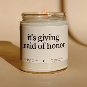 Es gibt Trauzeugin Kerze Trauzeugin Geschenk Trauzeugin Box Trauzeugin Vorschlag Geschenke für MOH Brautparty Geschenke MOH Kerze