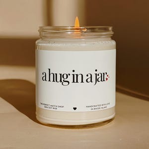 Sending a hug candle I miss you gift Long distance gifts Care package gift Get well soon gift It will be okay Sympathy Gifts Condolence Gift