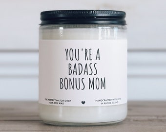 You're a badass bonus mom Gift for mothers day, Gifts for step mother, Gifts from children, cute gifts, meaningful gift, step Moms birthday