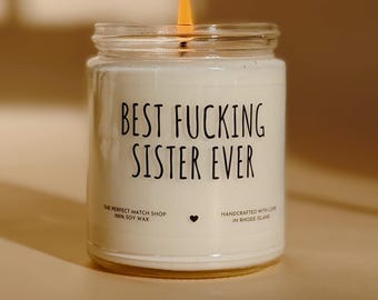 La mejor hermana del mundo Vela de hermana El mejor regalo para hermana Regalos de cumpleaños para hermana Regalos para hermana mayor Regalo para hermana menor Vela de hermana