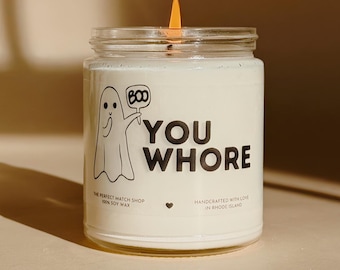 Boo du Hure Halloween Kerze Herbst Duftkerzen Halloween Dekor Herbst Duftkerzen Geister Dekor Halloween Dekor