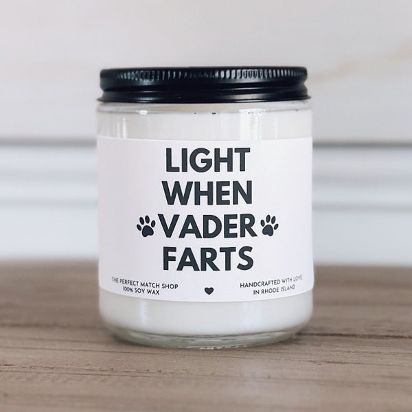 Light when dog farts candle Fart candle Dog Owner gifts Mother's Day gifts Dog Mom Gift Funny Candles For Dog Owners
