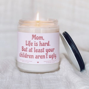 Gift for mothers day, Gifts for mom, Gifts from children, cute gifts, meaningful gift, Soy candle, vegan candles, Moms birthday