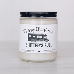 Bougie drôle de Joyeux Noël Shitters, vacances de Noël, bougie de Noël drôle, cadeaux de Noël, décoration de Noël, clark griswold