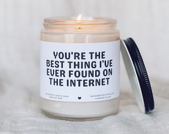 You're the best thing I've ever found internet, gift for him, boyfriend gifts, swipe right, Valentines day gifts, funny vday gifts