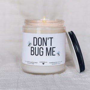 Don&#39;t Bug me Citronella Gartenkerze