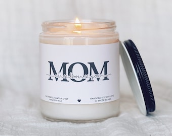 Mom I love you Gift for mothers day, Gifts for mom, cute gifts for mom Mothers day Candle Mothers Day gift Moms birthday candle Best mom