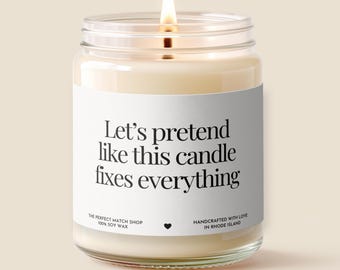 Funny candle, Emotional support gift, Breakup gift, Everything will be okay gift, stress relief gifts, funny gifts for friend