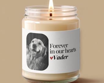 Personalized Pet Memorial Gift Dog loss gifts Condolence Gift Dog memorial gifts Thinking of You Gift Sympathy Gifts Personalized Candles