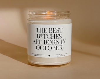 October birthday gift Libra birthday gifts Birthday Candle Funny Birthday Gifts for her Scorpio birthday gift Best friend birthday candle