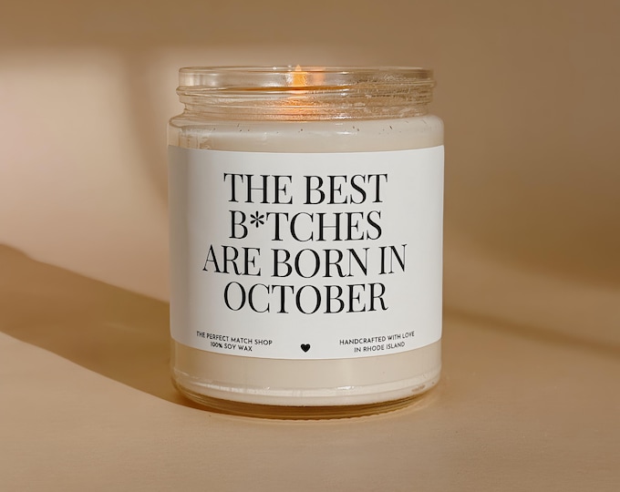 October birthday gift Libra birthday gifts Birthday Candle Funny Birthday Gifts for her Scorpio birthday gift Best friend birthday candle