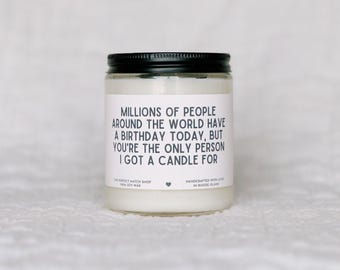 Funny Birthday Candle Happy Birthday funny candle for her best friend birthday best friend gifts Funny Birthday Gifts For Friend Coworker