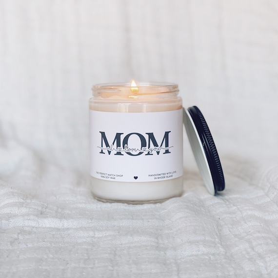 Mom I love you Gift for mothers day, Gifts for mom, cute gifts for mom Mothers day Candle Mothers Day gift Moms birthday candle Best mom
