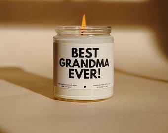 Beste oma kaars cadeau voor oma, beste oma verjaardag, ik hou van mijn oma, oma kaars, Moederdagkaars
