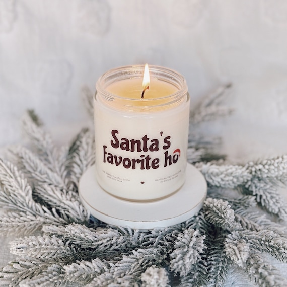 Santa's Favorite Ho Candle Funny Christmas Decor, Christmas Candles, Funny  Christmas Gifts, Sorority Gifts, Secret Santa, Best Friend Gift 