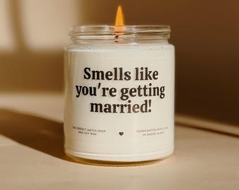 Huele a que te vas a casar Regalos para futuras novias, felicitaciones por el compromiso, regalo de casados, regalo de bodas, regalo de novia, regalo de compromiso