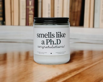 Vela con aroma a doctorado Regalo para doctor Regalo para futuro doctor Regalo para graduación de la facultad de medicina Regalo para recién graduados en medicina Regalos para doctorados