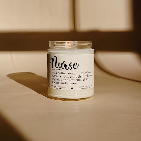 Nurse gift, nurses week, nurse appreciation gift, nurse life, gift for nurse, nursing graduation gift, nurse candle, RN grad gift