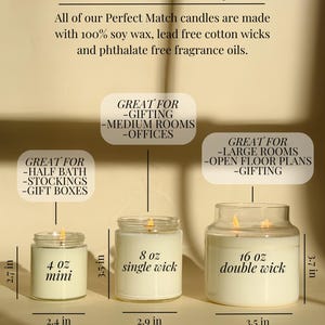 three candles are labeled with the names of each candle