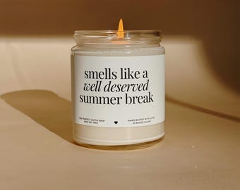 Regalo para el profesor/a Bien merecidas vacaciones de verano Agradecimiento al profesor/a Gracias regalo para el profesor/a Regalo de verano para el profesor/a Regalo de fin de año