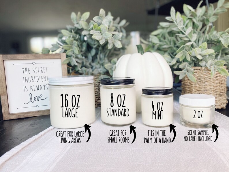 custom candle blank label candle soy candle create your own etsy