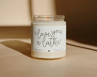 I love you a latke, Happy Hanukkah, Holiday gifts for her, funny holiday gifts, Jewish gifts, Happy Holidays, Jewish holiday gifts