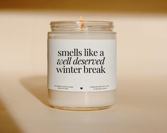 Winterpause Lehrer Geschenk, Lehreranreize, Danke Lehrer, Geschenk für Lehrer, Weihnachtsgeschenk für Lehrer, Lehrer Geschenke