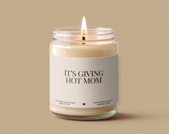 Es para mamá sexy, regalos para mamá sexy, regalo para mamá primeriza, regalos del Día de la Madre, regalo para la mejor amiga mamá, regalos para baby shower, vela del Día de la Madre