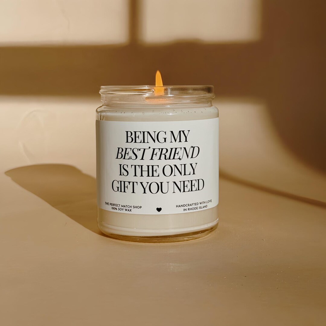 Best Friend Gift Best Friend Birthday Gift Funny Bestie Candle Being My ...