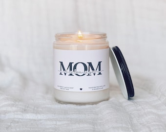 Mom I love you Gift for mothers day, Gifts for mom, cute gifts for mom Mothers day Candle Mothers Day gift Moms birthday candle Best mom